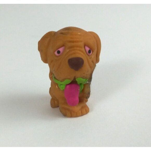 The Ugglys Pet Shop Series 1 Stickiest Lt. Brown Maggotty Mastiff Ultra Rare - Picture 1 of 6